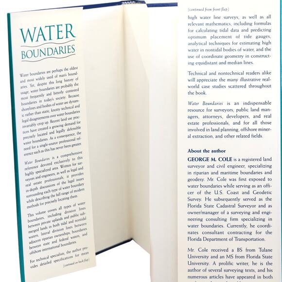 Water Boundaries by George M Cole Hardcover Book - Picture 4 of 9